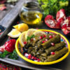 LEBANESE VEGETARIAN STUFFED GRAPE LEAVES ( WARAK ENAB)